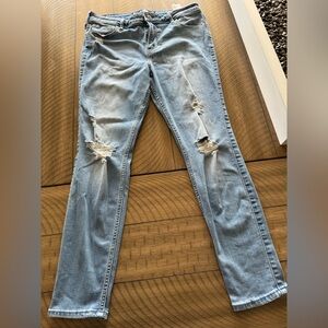 Hollister supper mid rise crop super skinny